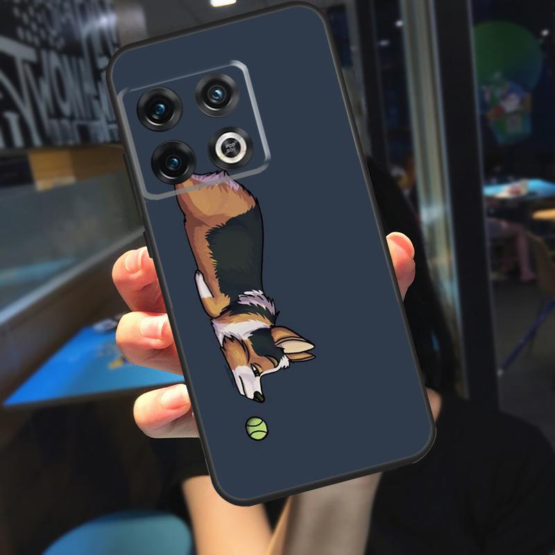 Corgi and Bubble Tea Funda For OnePlus 10T 8T 9RT 12 13 13R 11 9 10 Pro OnePlus Nord 4 CE 2 3 Lite N20 N30 Case