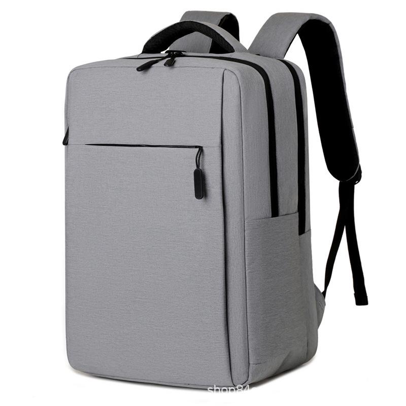 Unisex Double-Layer Backpack: Spacious Business Laptop Bag for Travel, Outdoor Adventures, and School