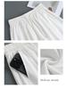 High-Waisted Cotton Sports Shorts - Loose, Wide-Leg, Summer Casual Plus Size