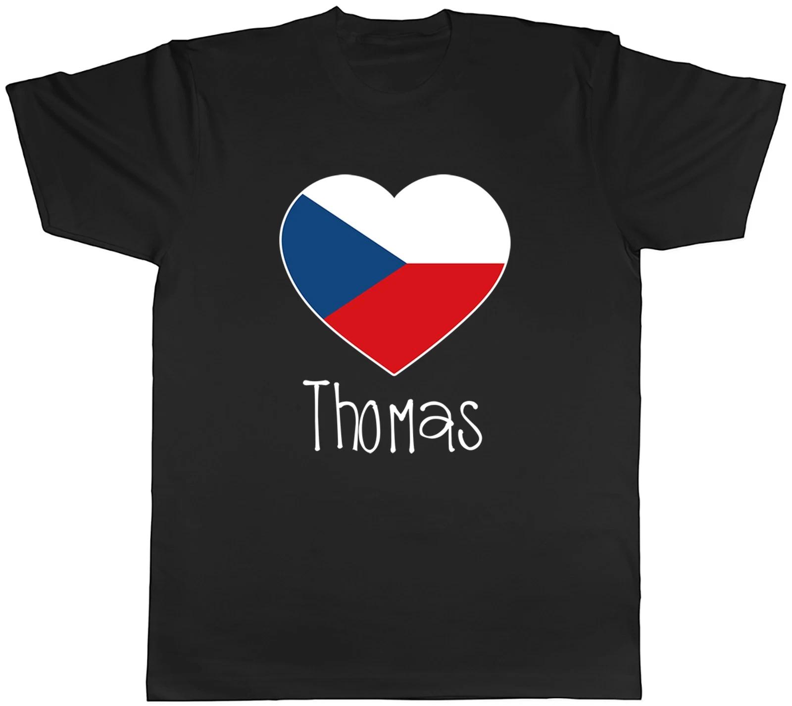 Personalised Love Czechia Football Fan Supporter Mens T-Shirt Tee Gift Top XXXXL