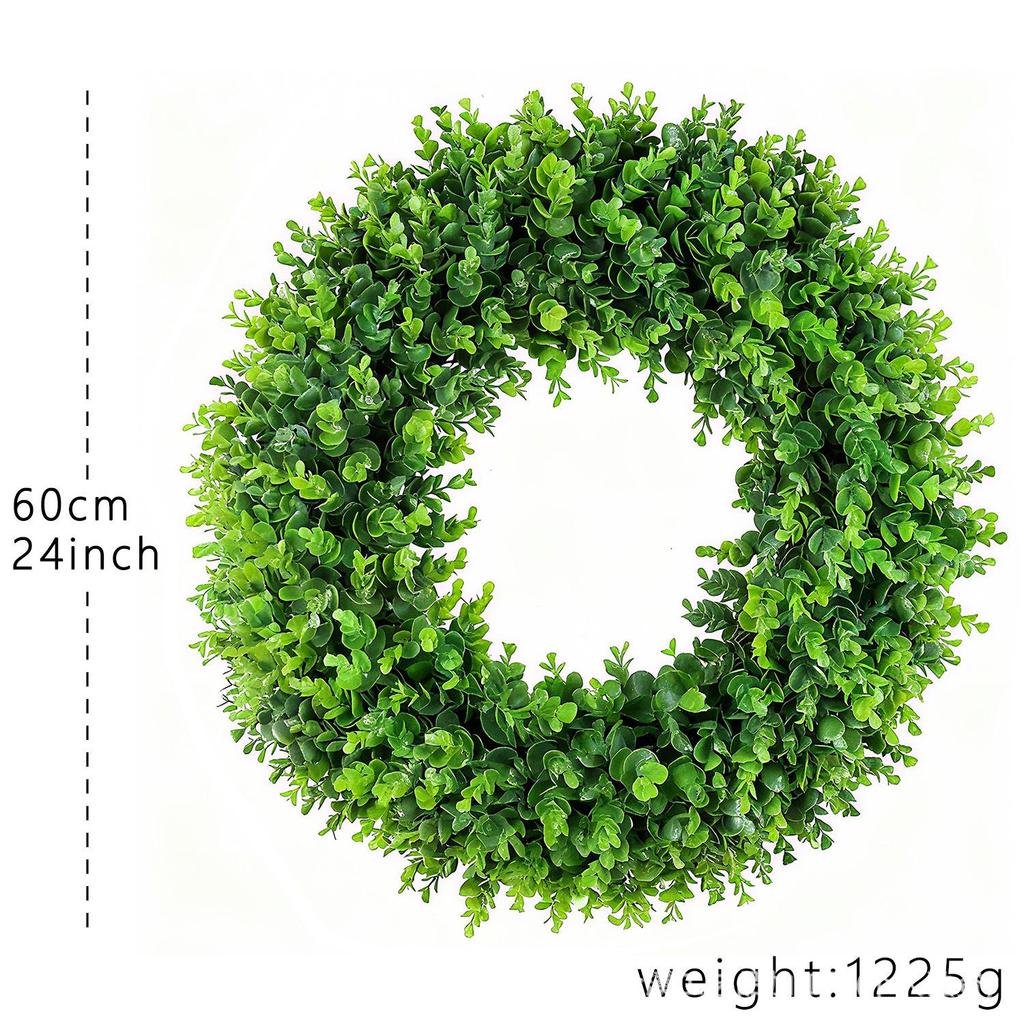 Eucalyptus Leaf Wreath – Spring & Summer Door Hanging Decoration