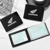 Motorcycle Driver's License Cover Holder ID Credit Card Wallet Suede For Honda CB CB400 CB650F CBF Africa Twin CRF1100L CRF 1100 KU9