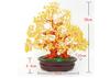 28cm Natürlicher Rosa Kristall Lebensbaum Chakra Kristallbaum - Bonsai Feng Shui Geldbaum für Heilung und Glück - 11"