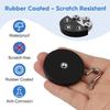 Rubber Coated Magnetic Hooks For Tools Keys Rusts Resistance Indoor Outdoor Closed Magnet Hooks for Garage Workshop
