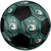Algeria National Football Logo Size 5 Soccer Ball, Machine-Stitched PVC, Durable & High Bounce, All Ages Fit, Fan Merchandise, Matches & Outdoor Use.