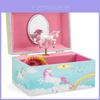 Unicorn Children's Music Box Jewelry Organizer New Year Birthday Gift Multifunctional Ce Certified