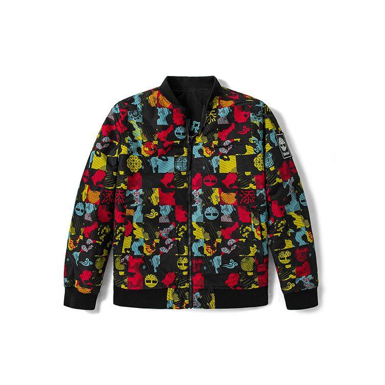 Timberland Reversible Warm Baseball Jacket Men Jackets Black A2454-001