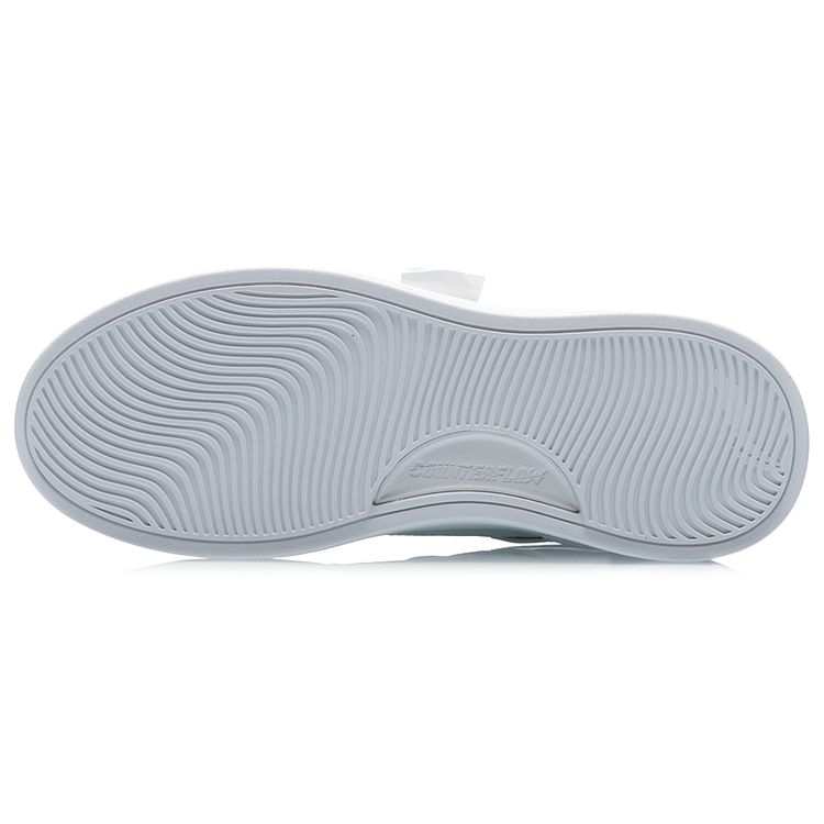 Li Ning CF New Series Classic Casual Mid-Top Sneakers Women Sneakers White Orange Blue AGCR112-4