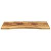 Vidaxl Blat Biurka, Z Wycięciem, 90X60X2,5 Cm, Surowe Drewno Mango