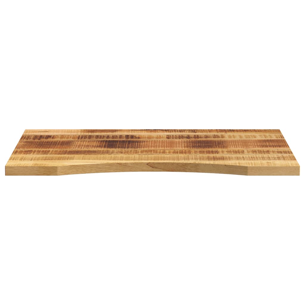 Vidaxl Blat Biurka, Z Wycięciem, 90X60X2,5 Cm, Surowe Drewno Mango