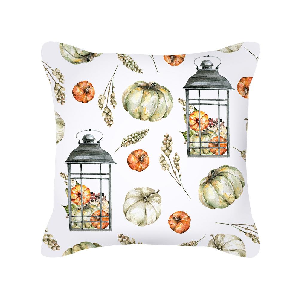 New Thanksgiving Truck Peach Skin Pillow Cover Ins Nordic Pillow Cushion Cover Home Furnishings