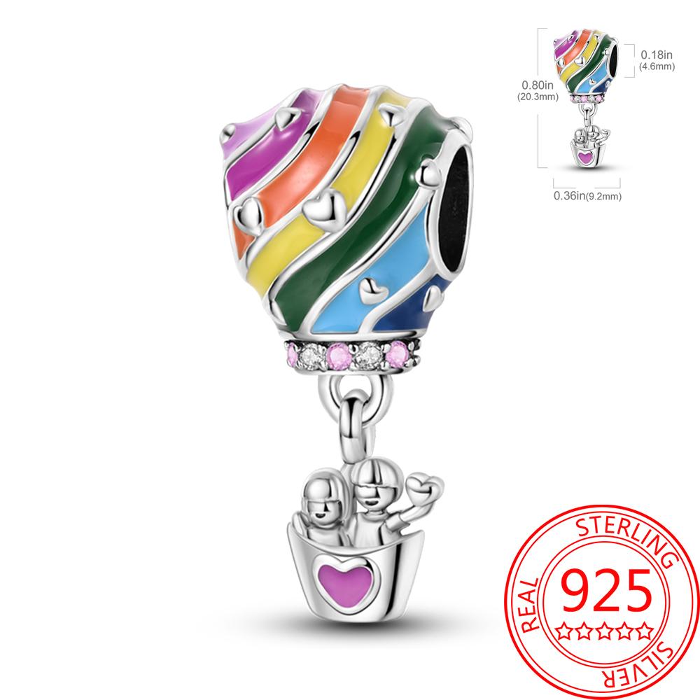 Miedziany Wieża Eiffla Samolot Podróżny Zawieszka Koraliki Pasują do Bransoletki Charm Oryginalnej Dla Kobiet Tworzenie Biżuterii