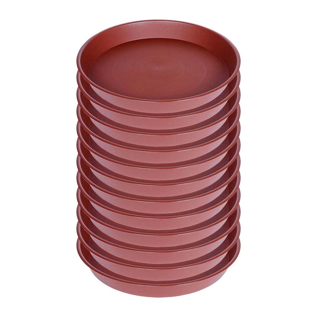 Round Plant Saucer for Pots 11.81 Inch Water Drip Tray Movable Heavy Duty Base for Indoor Outdoor Flower Planter