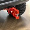 RC Aluminum Tow Trailer Hitch Shackle Hook for Axial SCX6 Upgrade 1/6 Scale Rear Bumper RC Crawler,Red