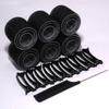 35Pcs Black Curly Hair Roller DIY Hair Curlers for Women  Hair Styling Tool