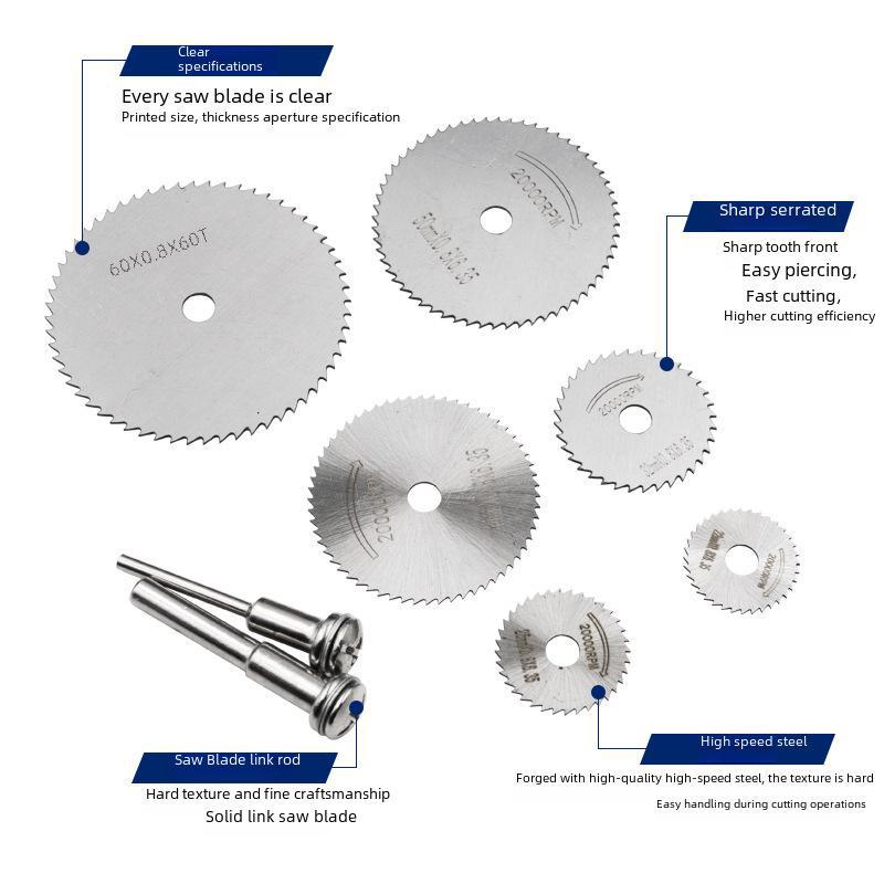 High-Speed Steel Mini Saw Blade for Wood, Plastic, PVC, and Acrylic Cutting