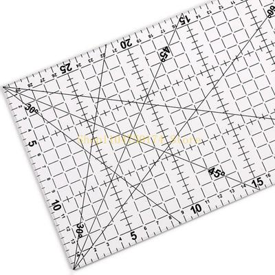 Acrylic Patchwork Ruler 30x15cm Transparent DIY Quilting Clothes Making Supplies for Children Students DIY Crafts Top Sale