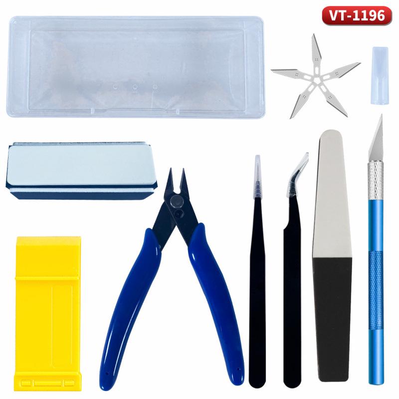 Beginner Gundam Model Tool Set for Assembly & Customization.