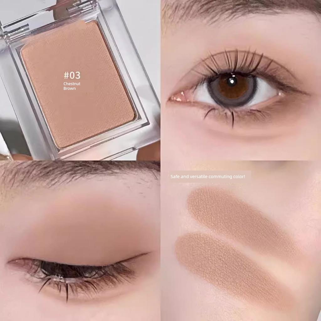 Single Color Eyeshadow Blush Low Saturation Water Makeup Base Blending Eyeliner Under-Eye Highlighter Pearlescent Matte New Product Authentic