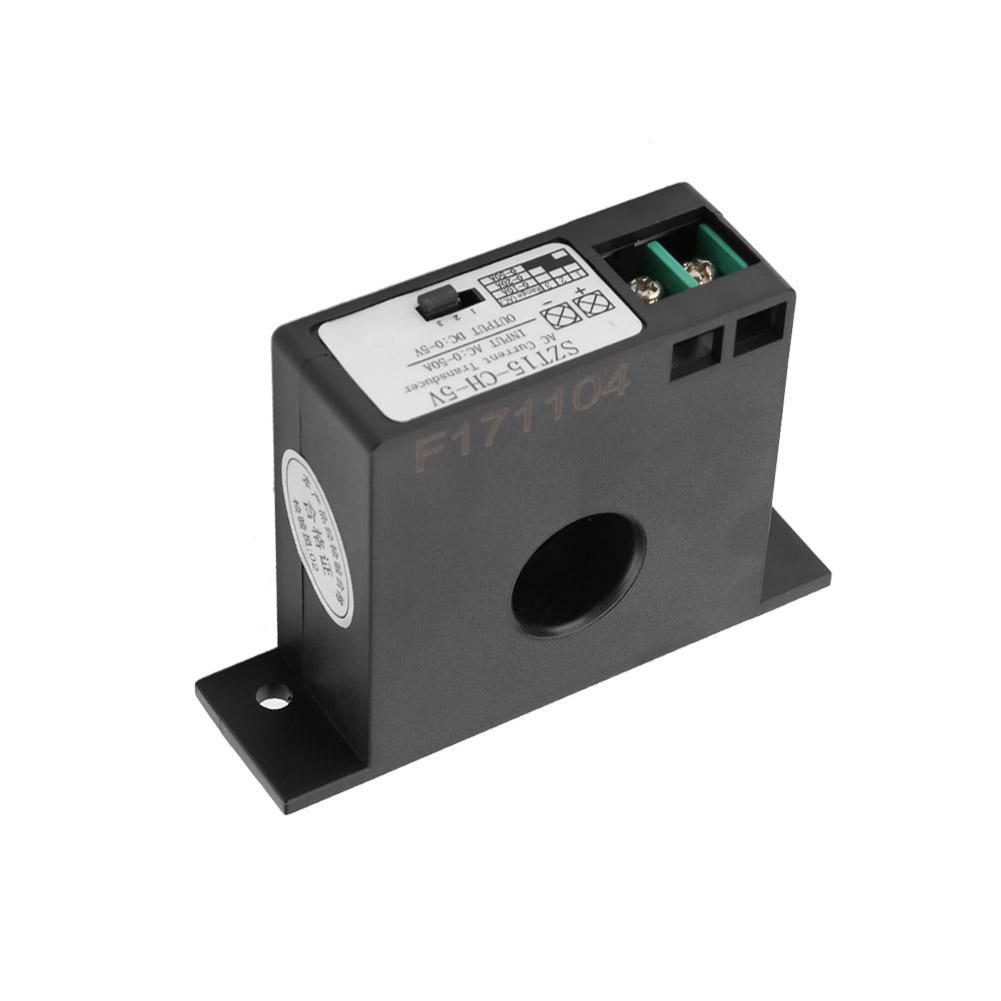 AC Current Transmitter SZT15-CH-5V AC Current Transducer Transmitter Current Mutual Inductor AC 0-50A To 0-5V