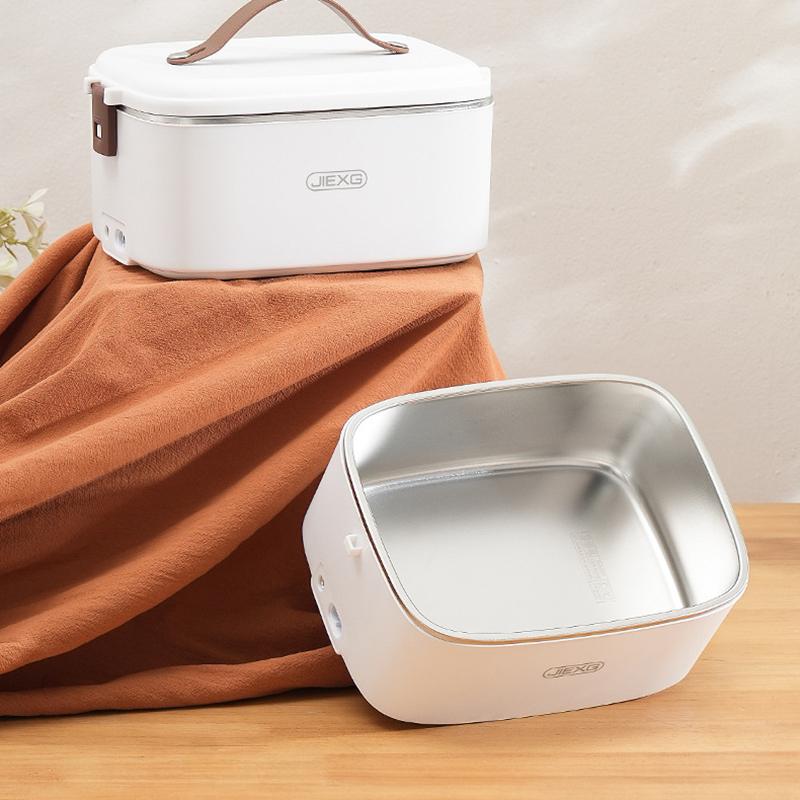 Household Portable Steaming Cooking Lunch Box Stainless Steel Student Insulated Lunch Box
