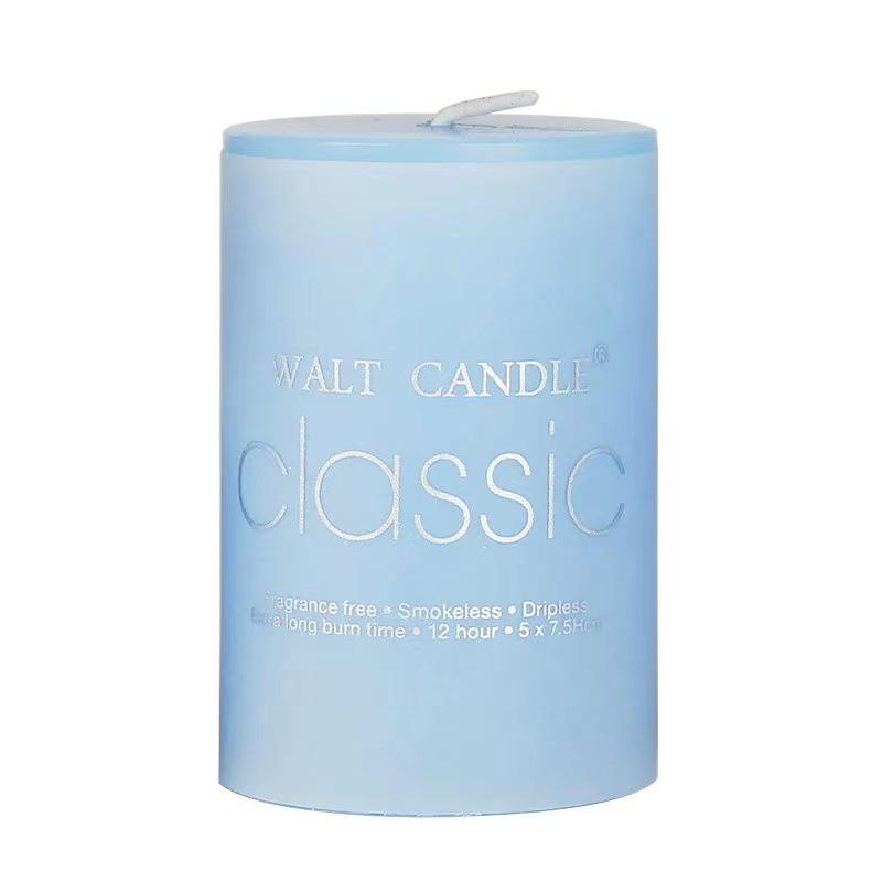 Colorful Cylindrical Scented Candles - Smokeless for Emergency, Weddings, Birthdays, and Church or Hotel Décor