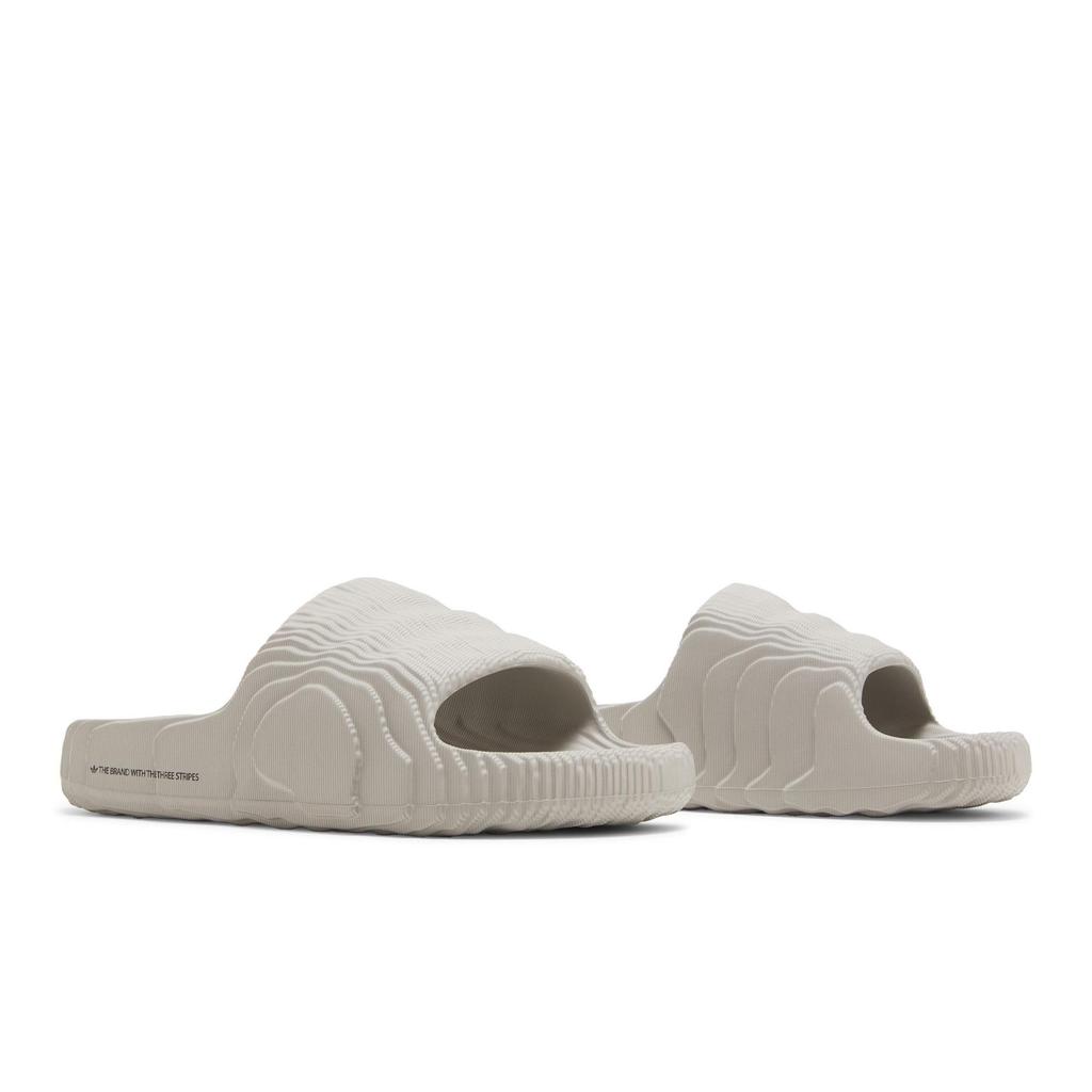 adidas Adilette 22 Slides 'Light Brown' (Unisex) Light Brown / Light Brown / Core Black Slide Slippers HQ4670