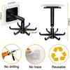 1/2Pcs Kitchen Hook Multifunctional Hook 360 Degree Swivel Rack Bathroom Wall Door Hook Bracket And Storage Spoon Rack Accessory