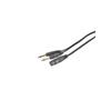 3 Pin Black XLR Female To Dual 1/4" Mono Male Stereo Y Splitter Cable 1M Length