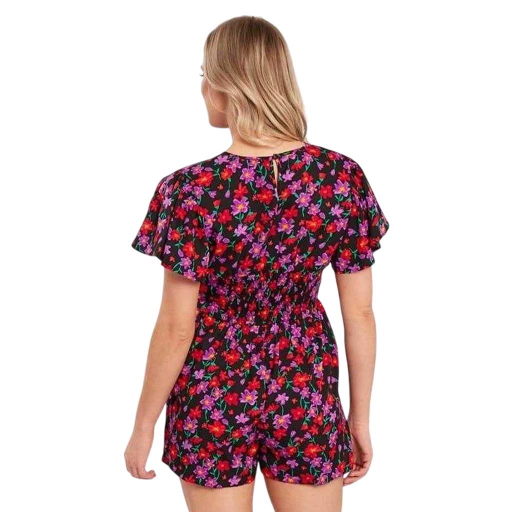 Influence Womens/Ladies Floral Wrap Playsuit