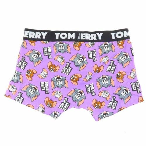 Small Planet Tom & Jerry Men's Boxer Briefs with Face PU Leather, Warner Bros. [Size M]