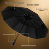 Fully Automatic Instant Folding Umbrella with Memory Fabric - Easy Fold Business Advertising Umbrella