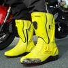 Waterproof Motorcycle Protective Boots Men Women Gear Shift Motorcycle Boots Mid-calf Motorbike Riding Shoes Winter Cycling Boot