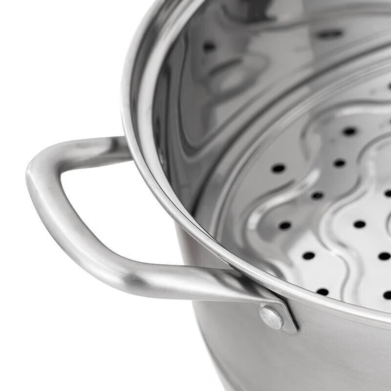 Debo 30cm 3-stöckiger Dampfgarer aus 304 Edelstahl