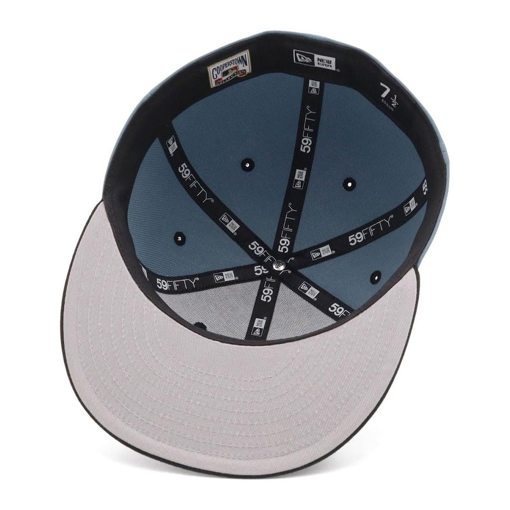 NEW ERA 59FIFTY Cap DET Faded Blue BK blue Side Patch 2Tone Under Visor MLB Detroit Tigers 7 71007592 NER37C4035 1/2