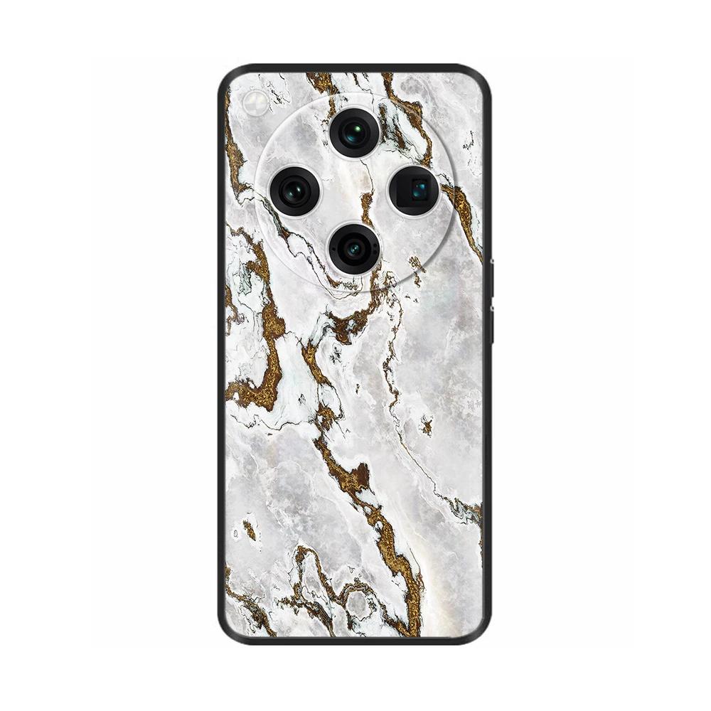 Painted Cover For Oppo Find X8 Pro Soft Black Silicon Back Cover Cases For Oppo Find X8 Findx8 Pro Shockproof Shell Cases Bumper