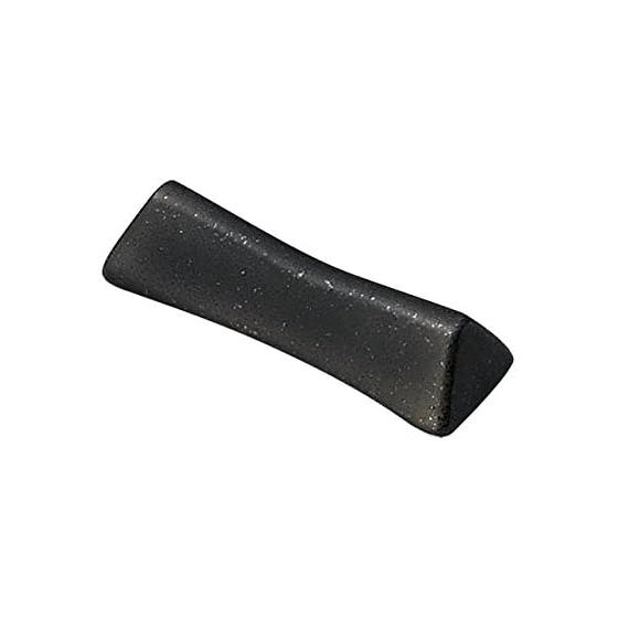 Koyo Pottery Suzan Chopstick Rest, Black, Mino Ware, Simple, Approx. W5.5 x D1.9 x H1.3cm, Porcelain, Japan