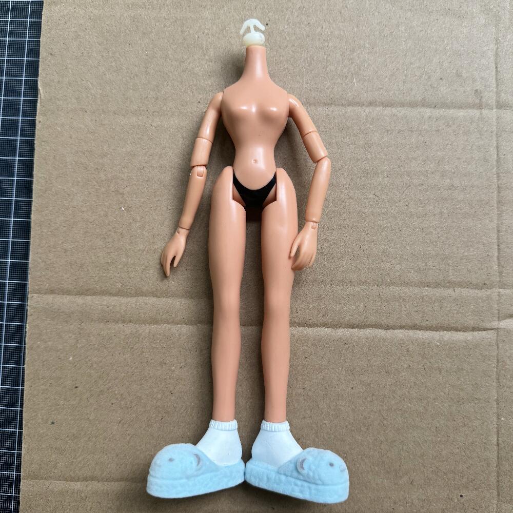 2001 Version Original Brazz Body Multi-Joints Movable Vintage Rare Face Doll Heads Doll Shoes DIY Parts