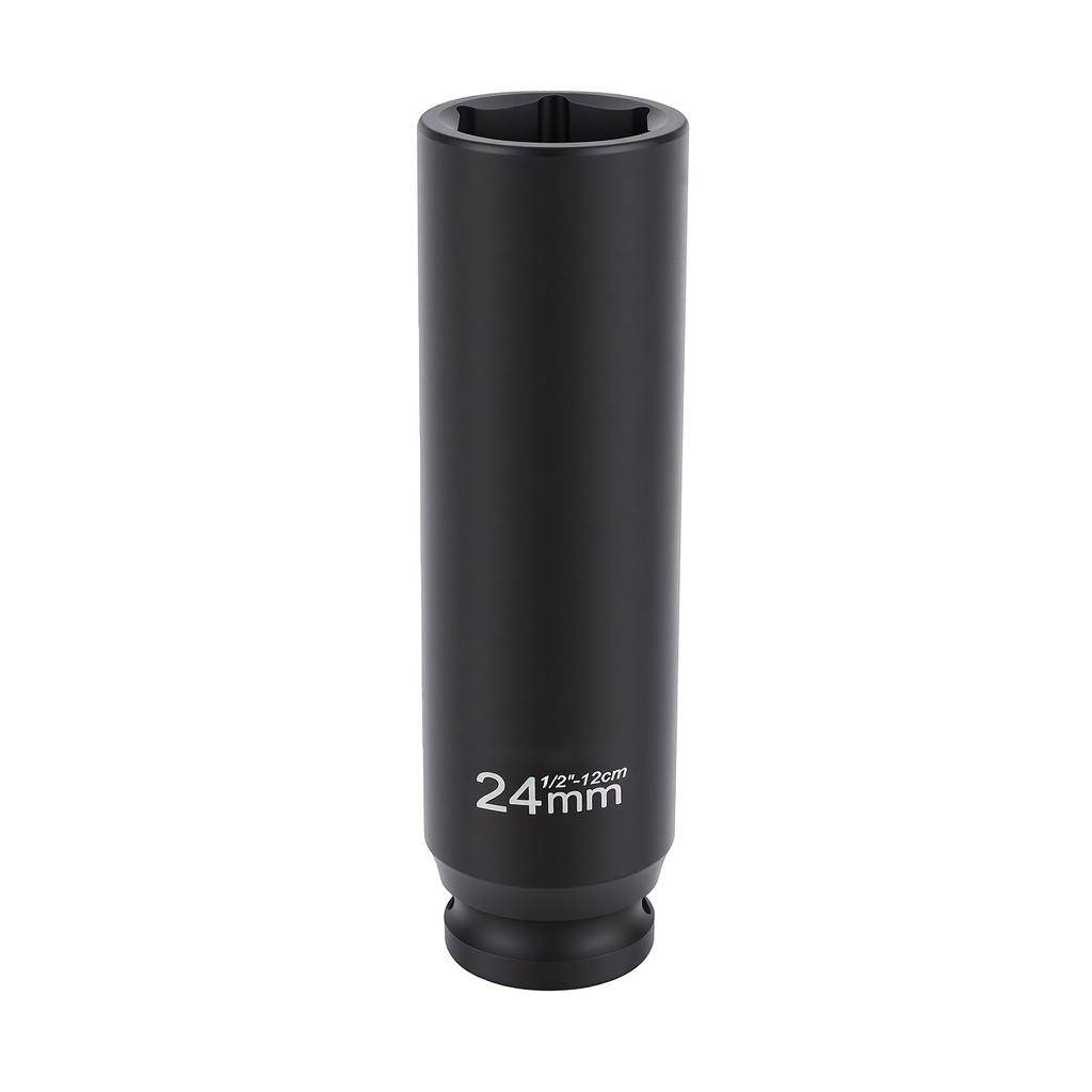 Deep Impacting Socket 1 2 Inch Drive Deep Hollow Socket 12cm Long Cr V Alloy Steel for Automotive Repair