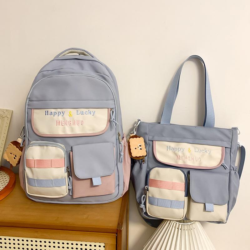 Girls  Junior High School Students  Elementary School Students  Two Piece Backpacks  High School Students  Backpacks