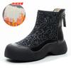 9969 Leather High-top Shoes Children's New Versatile Autumn and Winter Platform Sports and Leisure Shoes