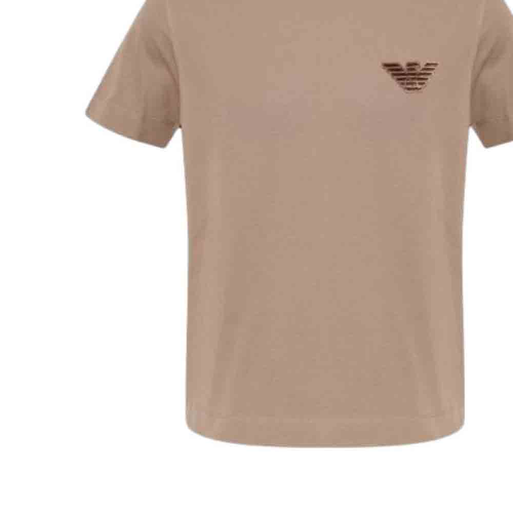 Emporio Armani Badge Pullover Round Neck Short Sleeve T-Shirt Men Tops EM002832-AF12955-U6189