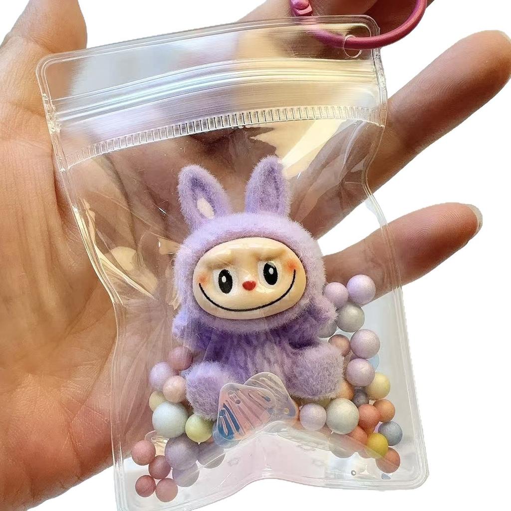Transparent Dust Bag Baby Bag Pendant Keychain Baby Walking Bag Decoration Cute Trendy Play