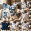 Marine Animals Cushion Cover Multi-Scene Pillow Cover for Home & Car - Reversible, Soft & Durable for Daily Use
