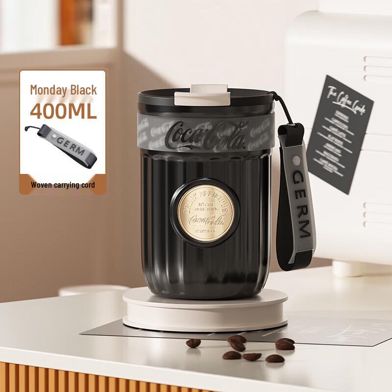 Ge Min Coca-Cola Co-branded Badge Series Insulated Straw Coffee Mug