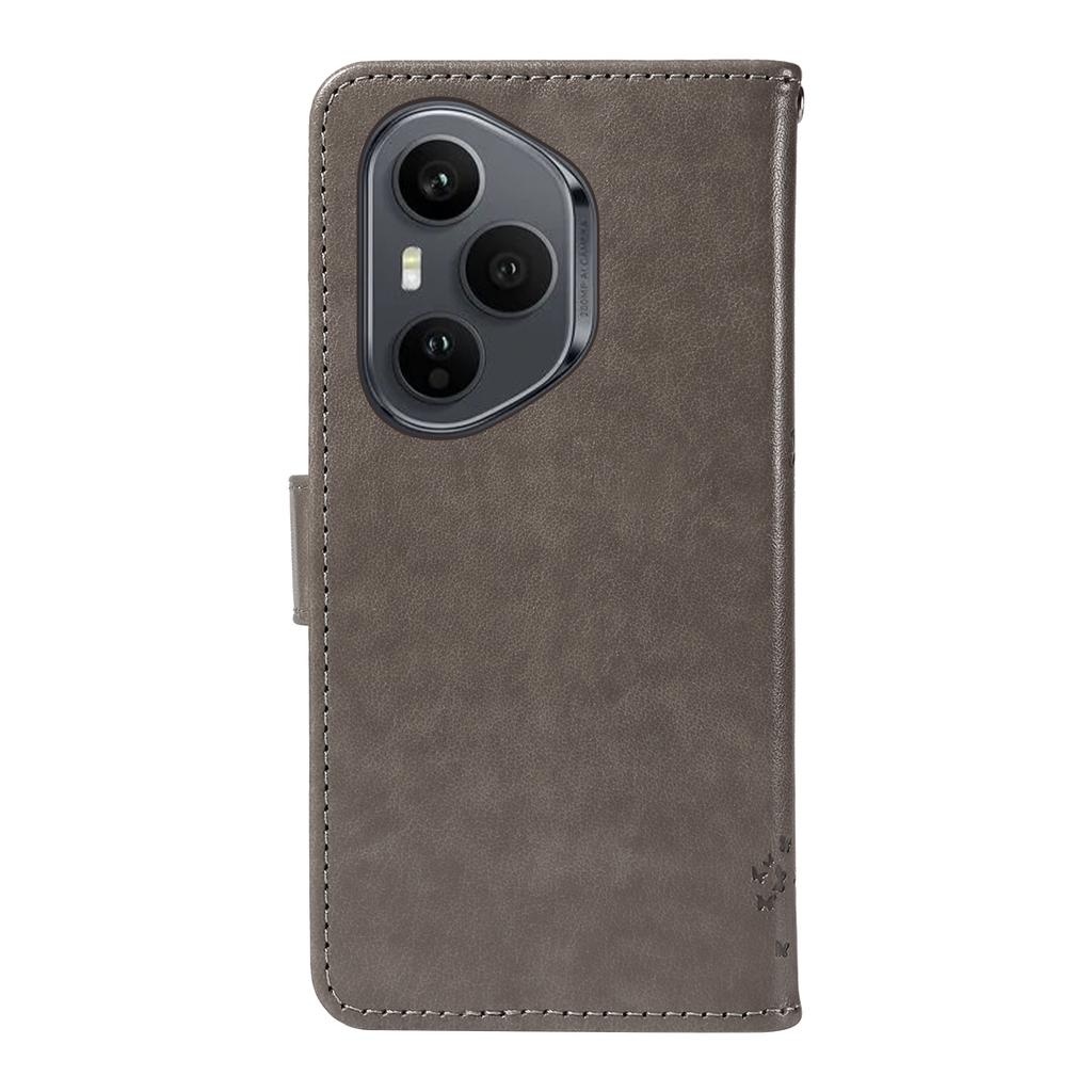 For Honor 400 Pro 5G (Global) Phone Case with Stand Cat Tree Pattern Leather Wallet Mobile Cover