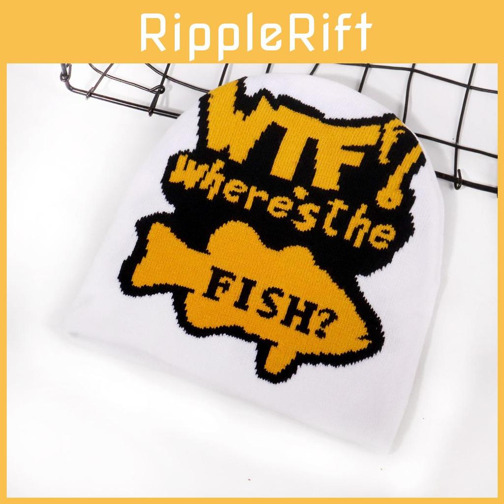 Fashion Color Blocked Letter Pattern Neutral Casual Warm Knitted Hat For Unisex Daily Fashion