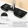 Silicone Sink Splash Guard Waterproof And Mildew-Proof Mat Draining Organization Plate For Kitchen Sink Storage Accessory Tools