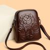 Borsa a tracolla casual in stile country con motivo floreale di rosa per il pendolarismo, con design elegante, piccola borsa a spalla per il resto