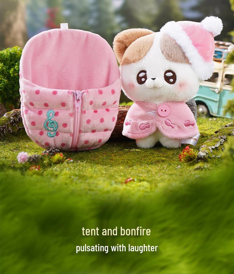 ABFUN Handpuppet Outdoor Diary Series Plush Toy Small Stuffed Doll Pendant Birthday Gift